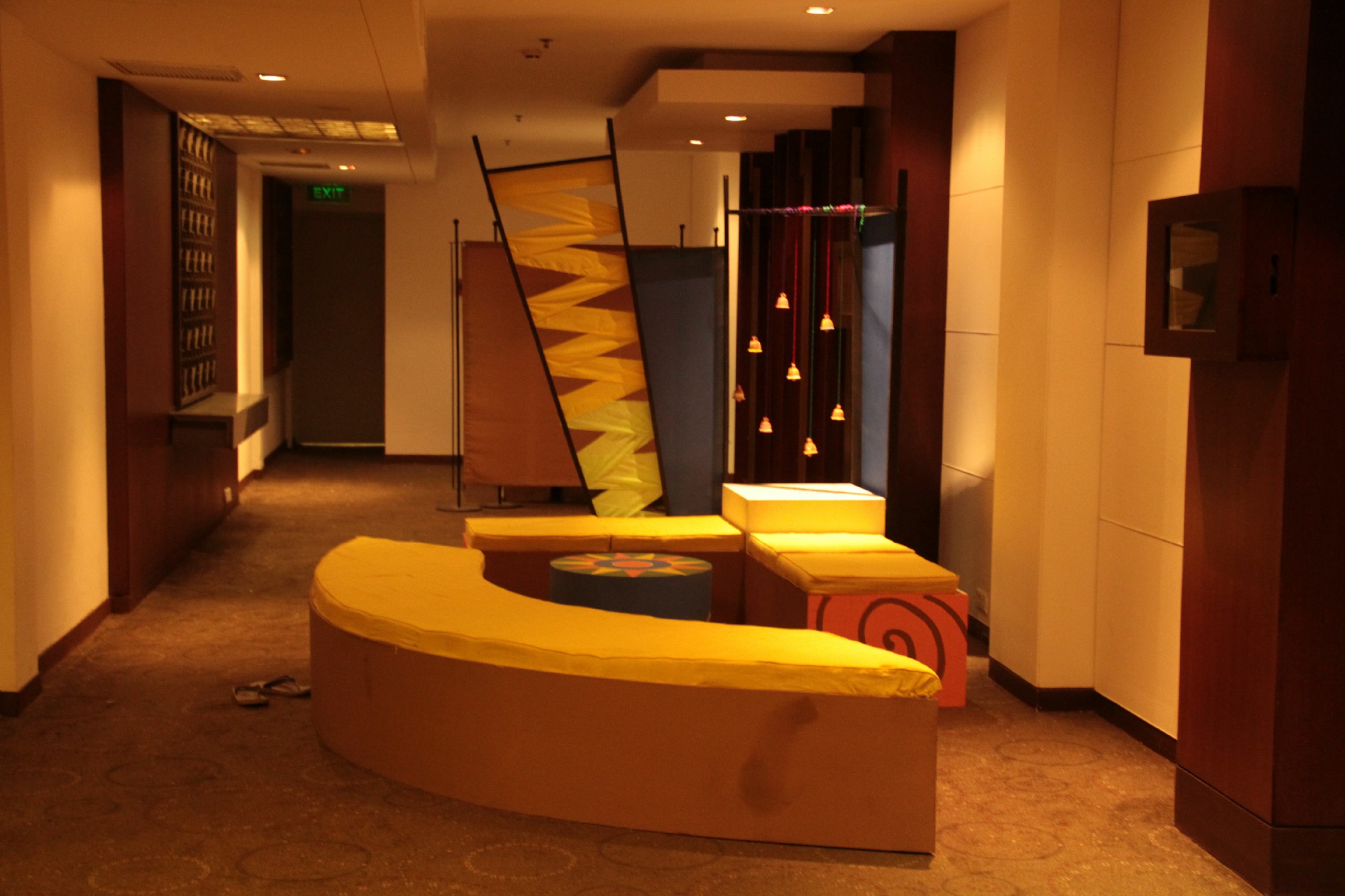 Denim Expo Lounge Decor